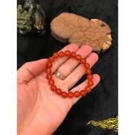 Baishatun Mazu Dajia Ma Beigang Energy 100 Natural Crystal Red Agate Bracelet