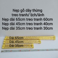 Wooden rope brace to hang pictures in many sizes: 34cm, 45cm, 65cm