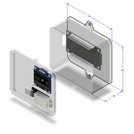 Case NodeMCU ESP8266 ESP32 DHT22 Oled 0.96 Inch