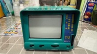 4.5吋 PROTABLE B/W TV 小電視 映像管 全新 老物 湖水綠 Avanti