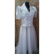 White dress with Bolero (intimate wedding/civil wedding)