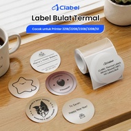 Clabel 221B/230B/320B/S1 Round Color Label Stickers, Five Colors, Food Cake Sealing Stickers