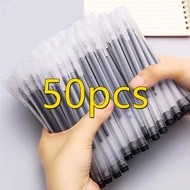 50pcs/pack 0.5mm ballpen sign pen ballpen set ballpen gel pen calligraphy pen set school supplies