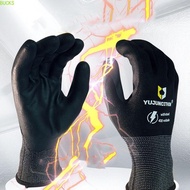 BUCKS Insulated Working Gloves, Ultra-thin 400/500V Safety Electrician Gloves, Durable Safety Nitril