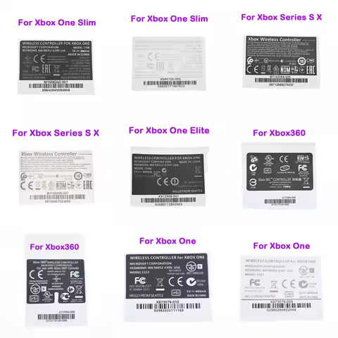 2/5/10PCS Handle label sticker For XBOX Series S X For XBOX360 For XBOX ONE Slim Elite Controller La