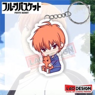 Gantungan Kunci Kyo Sohma Fruits Basket - Kunci Akrilk - Gantungan Kunci Anime - Gantungan
