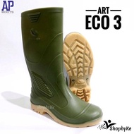 Sepatu Boots Karet merk AP Boots Terra ECO 3 Hijau Size 38-43