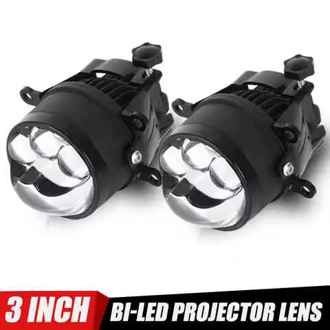 3 inch Laser LED Fog Light Bi-led Projector Triple PTF Lens Spotlight Fog Lamp 110W For Ford Focus/H