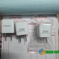 Pisen 2-port 20W 18W fast charger, not tested