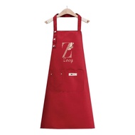 custom name Kitchen new apron elegant protective clothing oil proof apron simple personalized custom