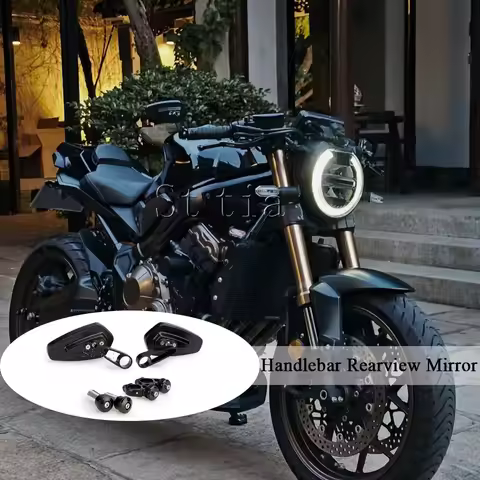 CB650R Motorcycle Rearview Mirrors For Honda CB650R CB 650R CB650 R CNC 7/8" 22mm Handle Bar End Rea