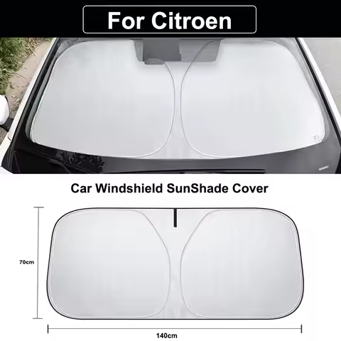 Car Windshield SunShade Cover for Citroen C5-Aircross C5 C5X C6 C3-XR Elysee C4-Aircross Anti UV Car