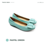 LA BELLA รุ่น TWIGGY BOW - PASTEL GREEN