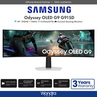 Samsung Odyssey OLED G9 G91SD | 49" DQHD | 0.03ms(GTG) | 144Hz | Curved Gaming Monitor (LS49DG910SEX