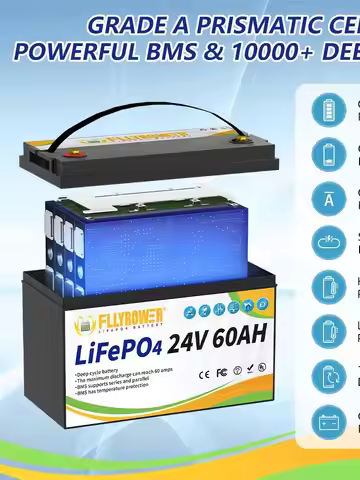 EU/US/Japan Stock Lifepo4 Battery 12.8V 100Ah 180Ah 200Ah 300Ah 25.6v 60Ah 100Ah LiFePO4 Battery Pac