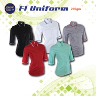 CORPORATE UNIFORM F131 COMBO (LADIES CUTTING)65% POLYESTER/35% VISCOSE COLLAR 3/4" LONG SLEEVE OREN 