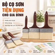 Aanadel Wooden Handle Paint Brush BBQ Grill Brush Small Household Brush