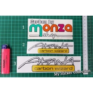MONZA / AKANA Carbon Wizard Sticker Cutting Overlapping #monza #akana #carbon #wiz #carbonwiz
