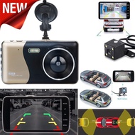 2019 New Hot Sale 4 LCD IPS Dual Lens Car Dash Cam FHD 1080P Dashboard Camera 170 Driving DVR  Cars