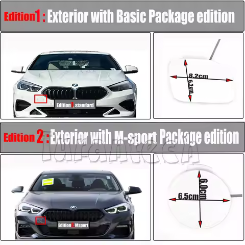 Front Tow Cover for 20-24 BMW 2 Gran Coupe F44 4door Fit 216i 216d 218d 218i 218d 220d 220i 228i Bum