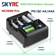 SKYRC NC3000 Pro NiMH NiCd AA/AAA Battery Charger NC3000Pro PD/QC Smart Battery Charger 4-Slot APP C