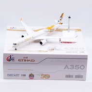 Airplane Jcwing1: 200 Alloy Airplane Model Attihad Airlines A350-1000 A6-XWB 50th Anniversary