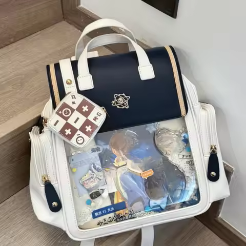 Y2K Japanese Cute Ita Backpacks Women College Style Student Backpack JK Girl Ita Bag Harajuku Transp