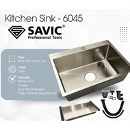 BCP Kitchen Sink 60cm x 45cm SAVIC Minimalist 1-Hole Dishwasher/