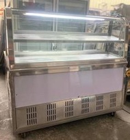 ○大員林2手貨○ 二手五尺黑白切台/5尺展示冰箱/冷藏櫥/冷藏櫃/燒烤/碳烤/炸物/滷味/剉冰