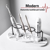 Diatomite Toothbrush Holder Quick Dry Toothpaste Rack Storage Rack for Bathroom