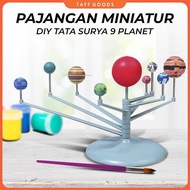 DIY Miniature Display Solar System 9 Planets Solar System Planetary - 2135