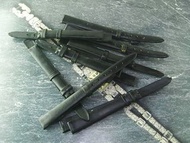 2件爛鬼 古董NOS 倉底 OMEGA 10MM X 8MM 皮錶帶 不連扣