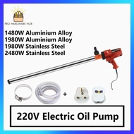 🚀Ready Stock🚀 Portable Oil Pump Electric Oil Pump Oil Extractor Pump Drum Pump Electric Barrel Pump 