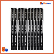 HIGHTUNE 10pcs Art Creation Needle Pen Waterproof Drawing Pen for Painting Sketch Watercolor Drawing