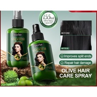 Sadoer Olive Hair Spray Olive Oil 155ml Smooth & Nourish Hair And Repair Damage Hair Olive Oil Spray