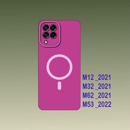 HP Samsung M12 / Samsung M32 / Samsung M62 / Samsung M53 Case - Cool Flexible Black Silicone Phone C