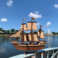 畢業禮物【手作DIY】一帆風順 帆船 木製擺飾 木質 質感 送禮