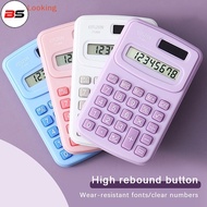 [BS] Small Solar Calculator Portable Calculator Cute 8 Digits LCD Electronic Home Office Calculator 