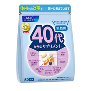 FANCL - 40代男性綜合營養維他命補充丸 (30小包)(藍色)(平行進口)