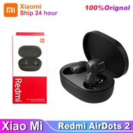 Hot Xiaomi Redmi Airdots 2 TWS Wireless Earphone Bluetooth AI Control Gaming Headset With Mic Original Xiaomi Airdots S Earbuds3