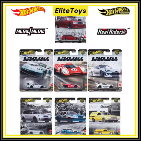 Hot Wheels Premium Car Culture Circuit Legends Diecast Car PORSCHE 911 917KH SUBARU BENZAMG Collecti