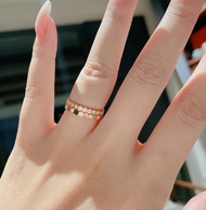 Chaumet outlet ring蜂巢鑽石戒指