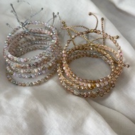 Neanad • Crystal Bracelet - (part 4) - Macrame Stone Bracelet - bead Bracelet | Bracelet