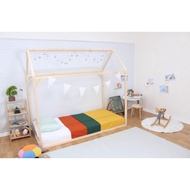 Kid terrace House bed frame /Kid bed frame/Wooden bed frame /Katil budak/Nordic style bed frame /Rangka katil kayu