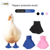 CAUSI Pet Duck Boots, Rubber Anti-slip Duck Shoes, Portable Breathable Lightweight Duck Webbed Shoes