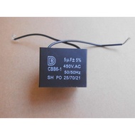 Brand New CBB61 Start Capacitor 5uF/450V Fan Smoking Machine Start Capacitor Motor Start Capacitor