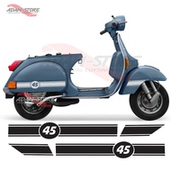 VPX2 Vespa PX motorcycle sticker Vespa PX tepong sticker/ Vespa PX striping list/ Vespa PX sticker/