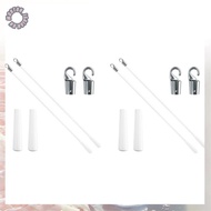 [VNG3]4 Pcs 17 Inch Blind Wand, Vertical Blinds Replacement Parts with Hook and Grip, Fiberglass Bli