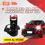 Lampu Led H4 Mini Projector Lens Y7D