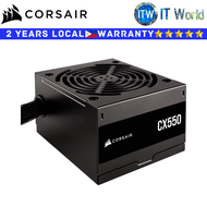 Itw | Corsair PSU 550 Watts Power Supply Unit 80+ Bronze Non-Modular CX550 (CS-CP-9020277-NA)
